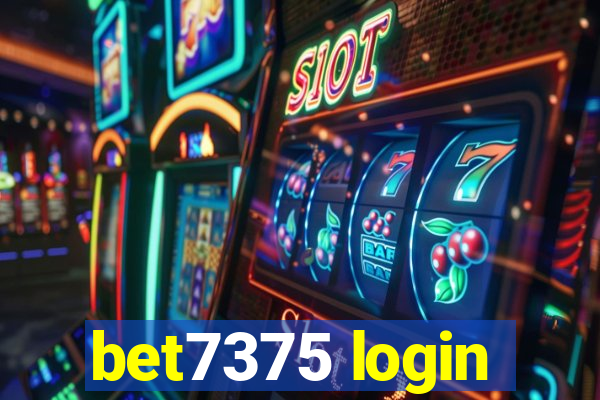 bet7375 login